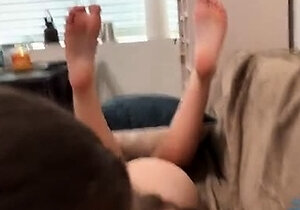 Small titted babe toys her pussy on webcam