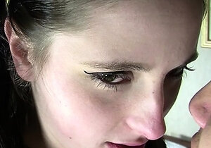 Amateur blonde teen girlfriend toyed and facialized