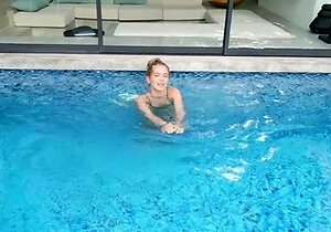 Little Angel - Poolside Blowjob