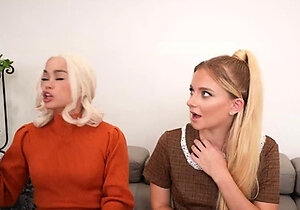 Stepdaughter Riley Star seducing her stepdad