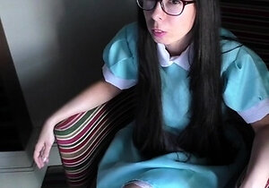 Amateur big ass brunette teen with