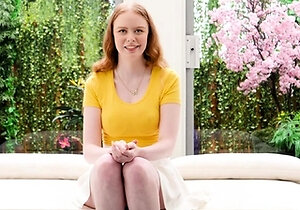 Curly Blonde Teen Records Solo Dildo Masturbation More at