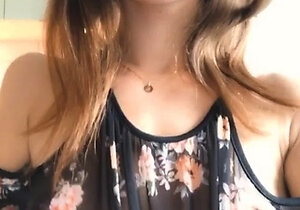 Webcam Teen masturbates and pretends you came in her mouth