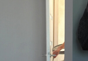 Teen stepsis caught stepbro jerking off