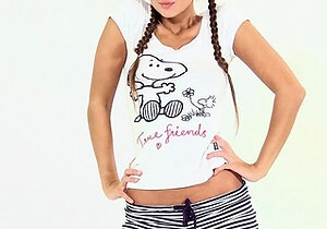 Webcam Teen masturbates and pretends you came in her mouth