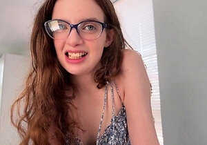 Redhead Amateur Marina Vaylor Craves Cumshot in POV Fetish