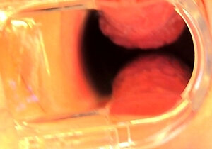 Pussy masturbation in close up with gorgeous blonde teen