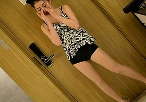 Beautiful Chinese College Student Model Playing Bondage