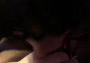 amateur girlfriend blowjob and awesome cumshot in her mouth