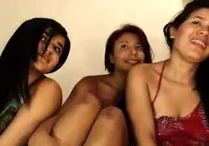 Horny lesbian teens fingering and licking