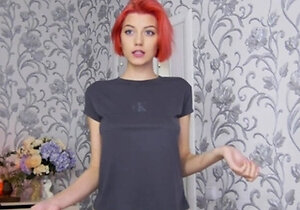 Amateur redhead Russian teen