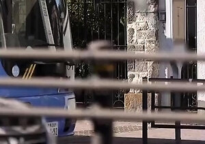 Hitch hiking teen outdoor public fuck in this hd video