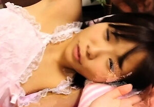 Great close up in japanese teen blowjob pov