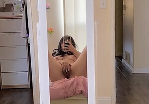 Pretty Japanese teen solo masturbation Uncensored