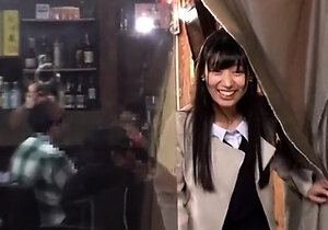 Horny Japanese teens in hot gangbang and sex toys