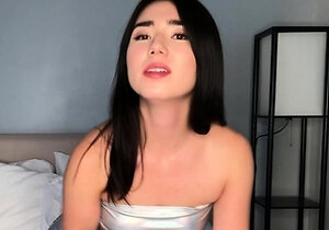 Close up teen foot worship