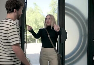 Stepmom saw stepson and his girl shooting porn