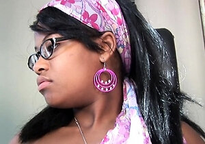 Dude eats and fucks hot black teen's pussy