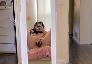 Pretty Japanese teen solo masturbation Uncensored