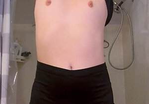 Real amateur teen plays with toys as she masturbates