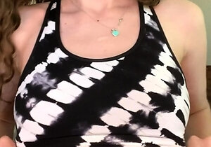 Small titted babe toys her pussy on webcam