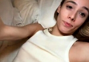 Blonde teen Sierras first erotic masturbation video