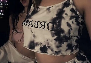 lesbian tongue spit kiss