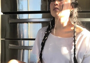 Pretty Japanese teen solo masturbation Uncensored