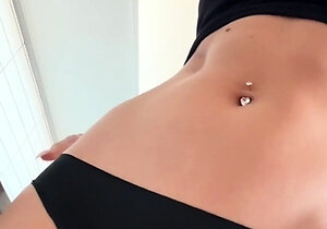 Sexy teen ebony solo toy masturbation