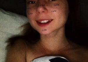 Cute amateur webcam teen girl toying pussy on webcam