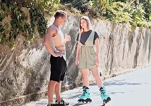 Sexy blonde teen licks guys ass before hardcore fucking