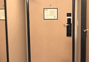 Three teen brunettes share one big cock in an intense o