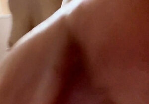 Amateur brunette teen in solo