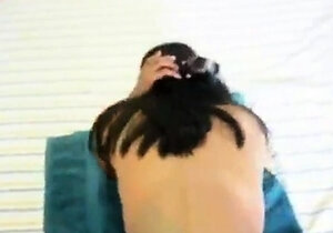 asian girl in pigtails assfucked by big black cock