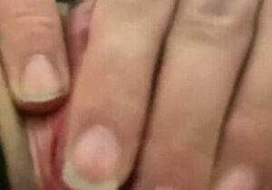 Close up teen pussy gaping action