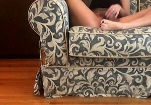 Sexy teen ebony solo toy masturbation