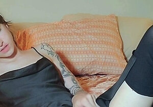 Small titted babe toys her pussy on webcam