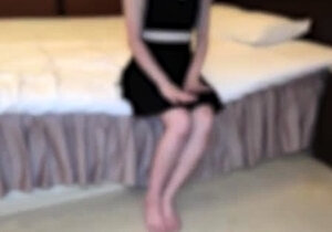 Threatening small face! She has a perfect white body with a