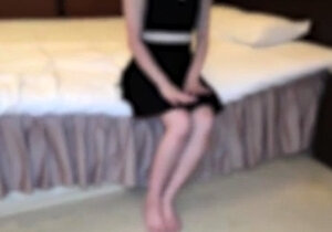 Threatening small face! She has a perfect white body with a