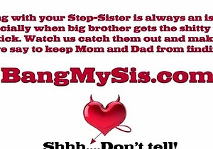 Small tit brunette amateur tugs on a big willie