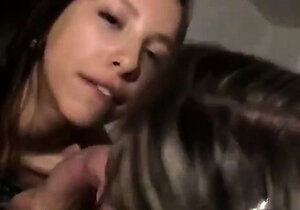 Amateur blonde teen sucks dick in hot pov blowjob sex tape