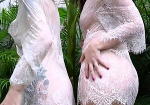 Amateur French Teen Outdoor softcore