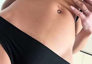 Sexy teen ebony solo toy masturbation