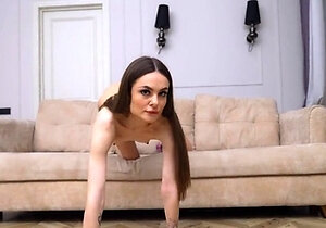 Jenny Kiss- Very Skinny Slut and First Monster Cock