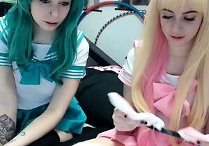 Very Hot Amateur French Teen couple tit fuck on Webcam