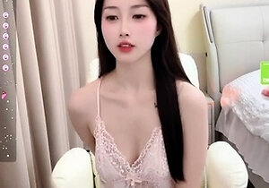 Super hot asian with big boobs stripping and masturbating