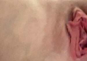 Sweet beauty masturbating on webcam close up