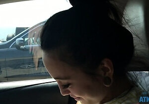 Amateur Teen Blowjob Under the Cover