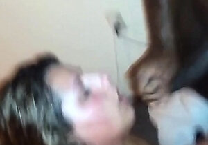 Amateur Interracial Threesome at Home