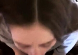 Beautiful Teen Deepthroat Blowjob